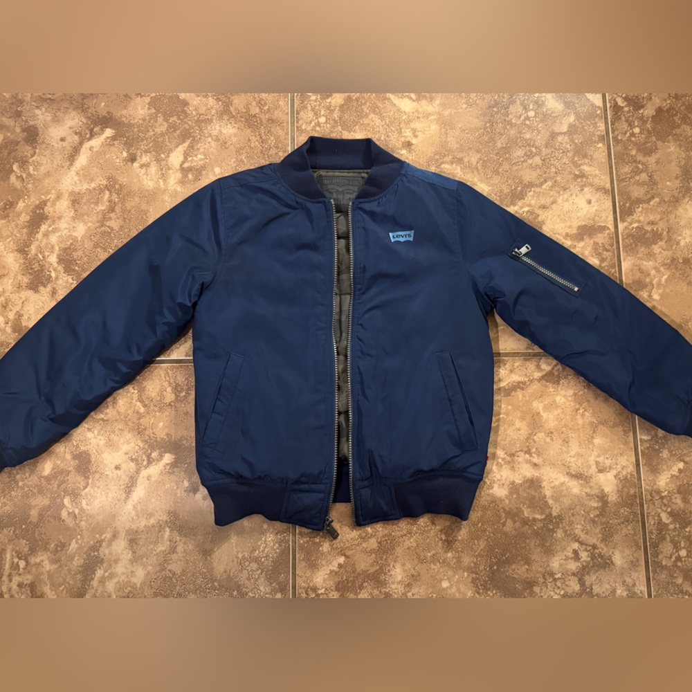 Big Boys Bomber Jacket - 10-12 year old.  Levi Strauss - Worn Once.